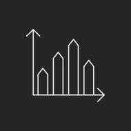 Information chart line icon N129