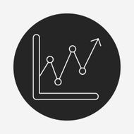 Information chart line icon N132