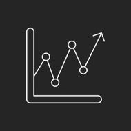 Information chart line icon N133