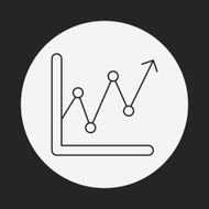 Information chart line icon N134