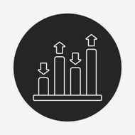 Information chart line icon N136