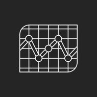 Information chart line icon N141