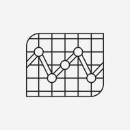 Information chart line icon N143