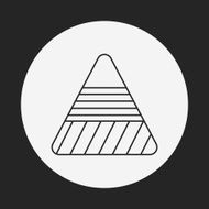 Information chart line icon N146
