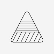 Information chart line icon N147
