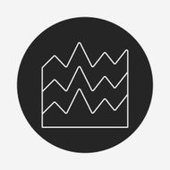 Information chart line icon N148