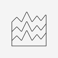 Information chart line icon N151
