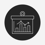 Information chart line icon N152