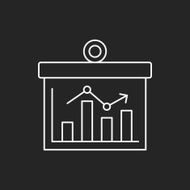 Information chart line icon N153