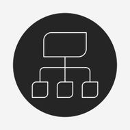 Information chart line icon N160