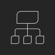 Information chart line icon N161