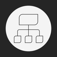 Information chart line icon N162