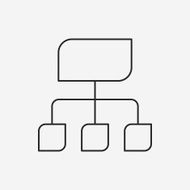 Information chart line icon N163