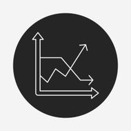 Information chart line icon N164