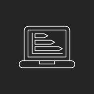 Information chart line icon N169