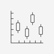 Information chart line icon N175