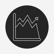 Information chart line icon N176