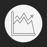 Information chart line icon N178