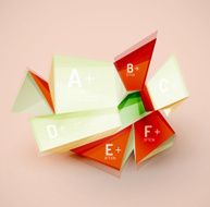 Geometric shapes with sample text Abstract template N10