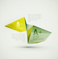 Geometric shapes in the air Vector abstract background N14