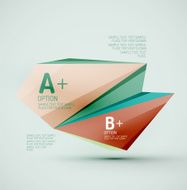 Geometric shapes in the air Vector abstract background N15