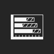 Information chart icon N147