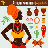 Beautiful Women&#039;s Infographic &amp; Symbols