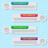 Modern banner infographic N4