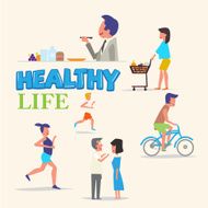 healthy activities - vector