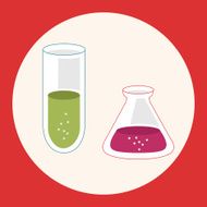 hospital theme medicine reserch elements vector eps