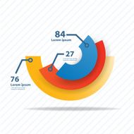 Colorful vector design for workflow layout N9