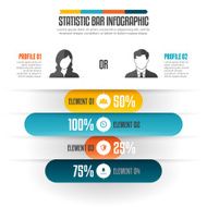 Statistic Bar Infographic