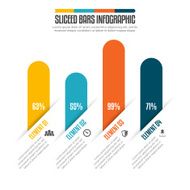 Sliced Bars Infographic