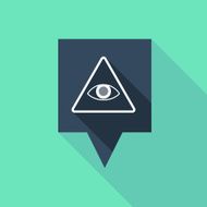 Tooltip icon with an all seeing eye