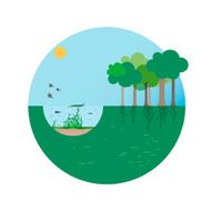 Collection of icons Concept design infographics ecology N4