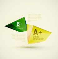 Geometric shapes in the air Vector abstract background N18