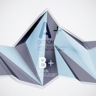Geometric shapes in the air Vector abstract background N22