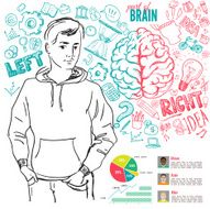 Creative brain Idea Vector concept