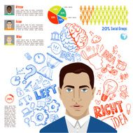 Creative brain Idea Vector concept N2