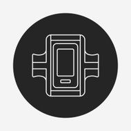 Sports armband line icon