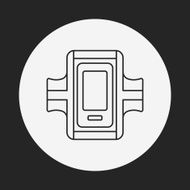 Sports armband line icon N3