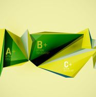 Geometric shapes in the air Vector abstract background N30