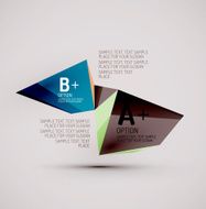 Geometric shapes in the air Vector abstract background N33