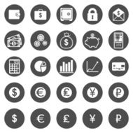 Vector Set of Finance Icons N3