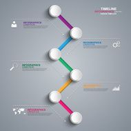 Infographics vector design template N154
