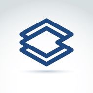 Vector abstract icon symbol design element N3