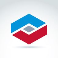 Geometric abstract icon symbol vector graphic design N6