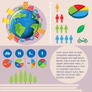 World and people infographic