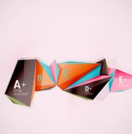 Geometric shapes in the air Vector abstract background N35