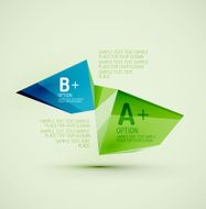 Geometric shapes in the air Vector abstract background N39